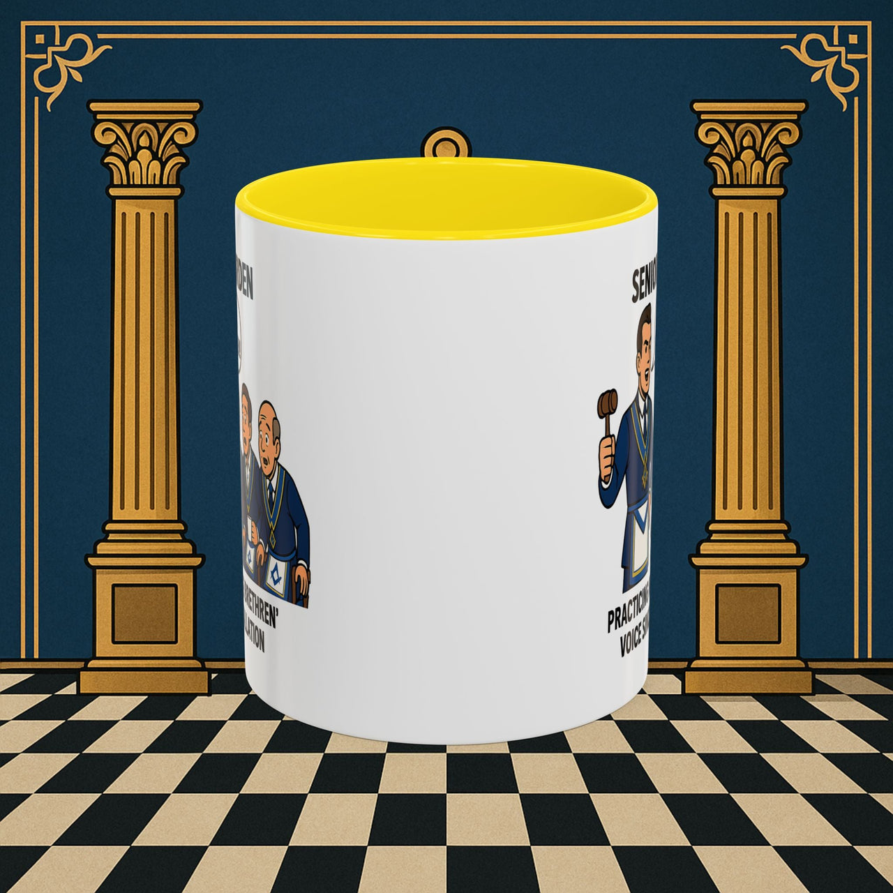 Masonic Mugs - Lodge Leadership - Senior Warden Printify