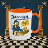 Masonic Mugs - Treasurer's Tally - Treasurer Printify