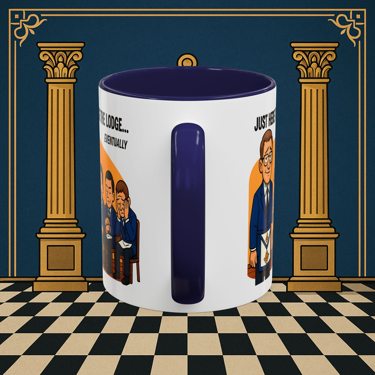 Masonic Mugs - Lodge of Endless Deliberation - Senior Warden Printify