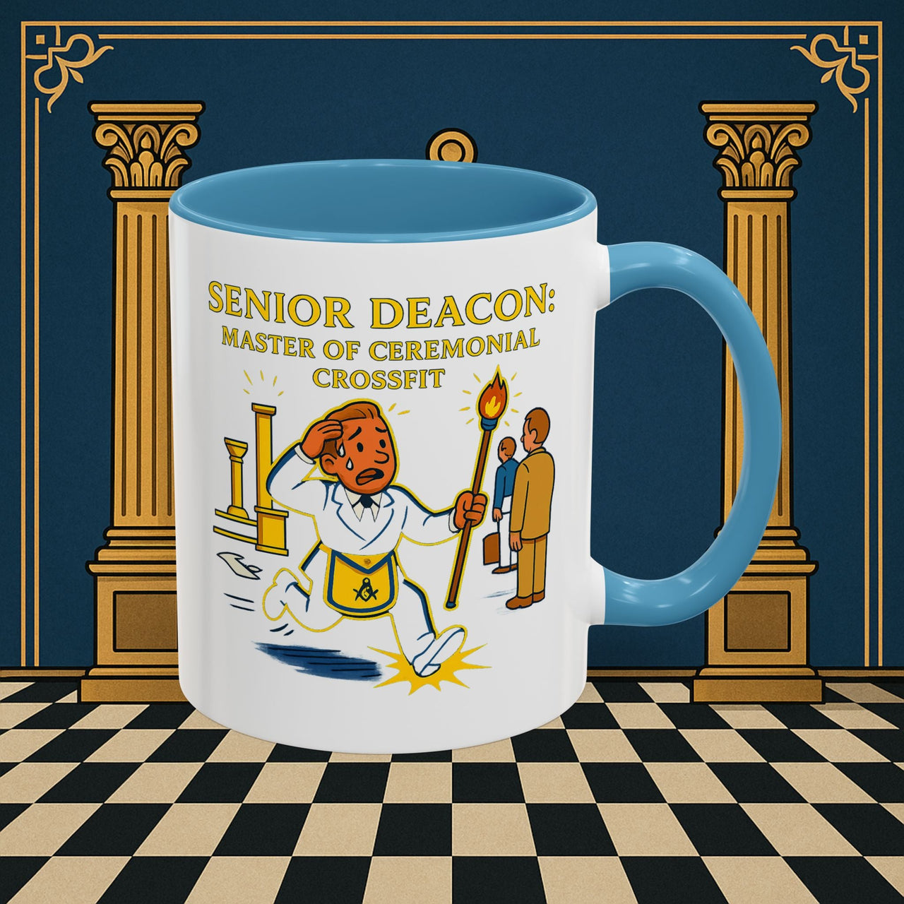 Masonic Mugs - Senior Deacon's CrossFit Challenge - Senior Deacon Printify