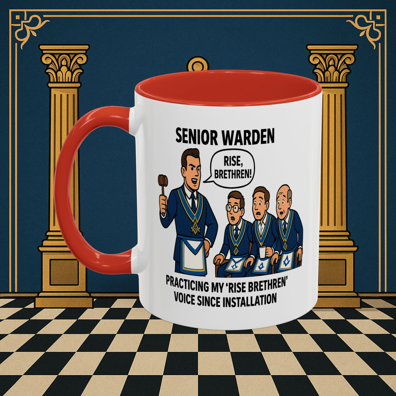 Masonic Mugs - Lodge Leadership - Senior Warden Printify