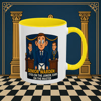 Masonic Mugs - Masonic Watchfulness - Senior Warden Printify