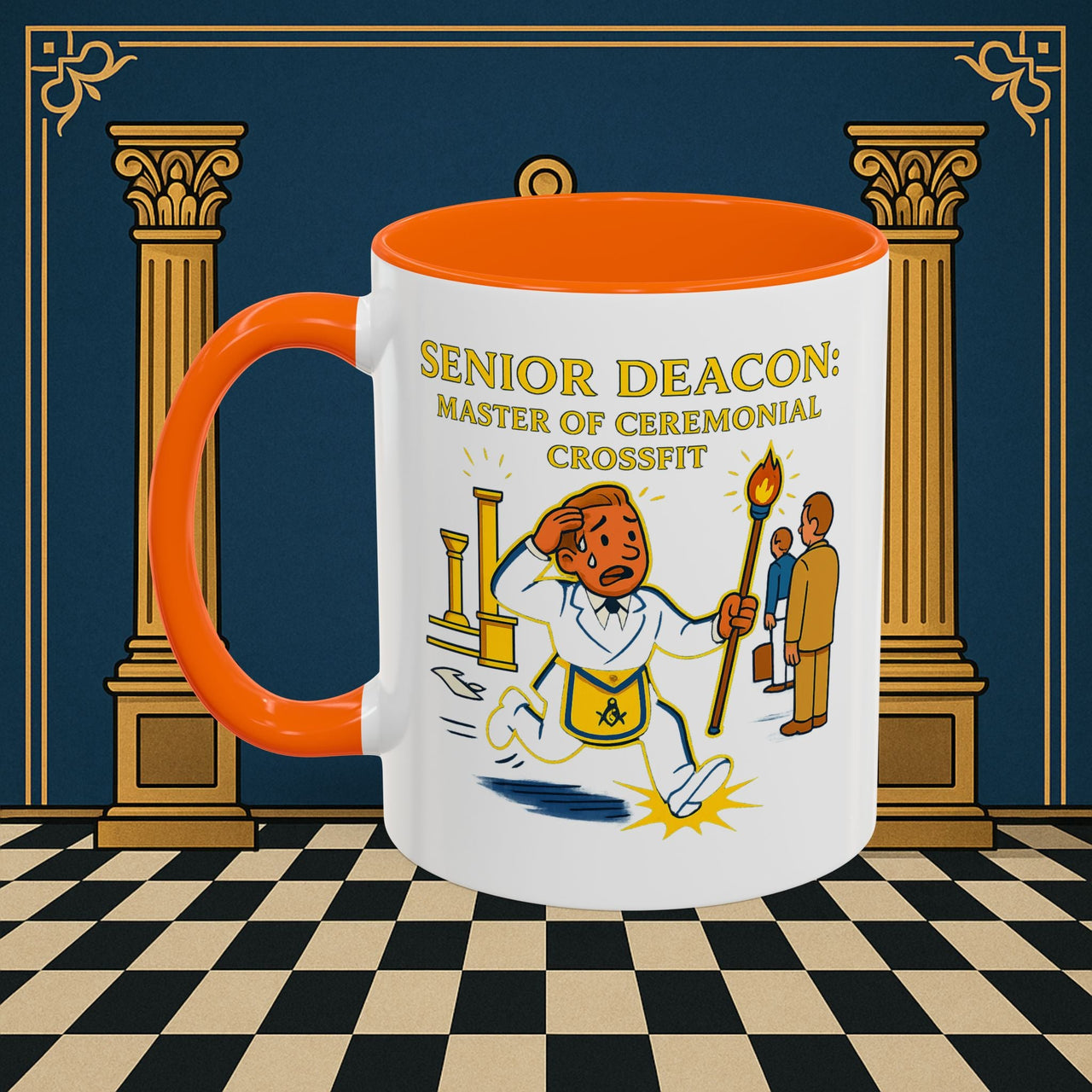 Masonic Mugs - Senior Deacon's CrossFit Challenge - Senior Deacon Printify