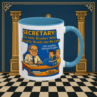 Masonic Mugs - Bureaucratic Bliss - Secretary Printify