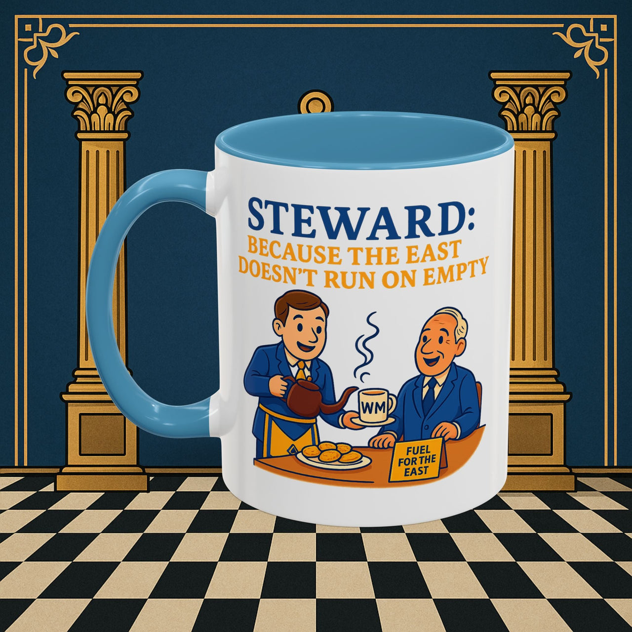 Masonic Mugs - Tea and Empires - Steward Printify