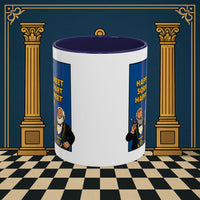 Masonic Mugs Ready to Go – Happy to Meet Again (Accent Coloured 11oz Mug) Printify