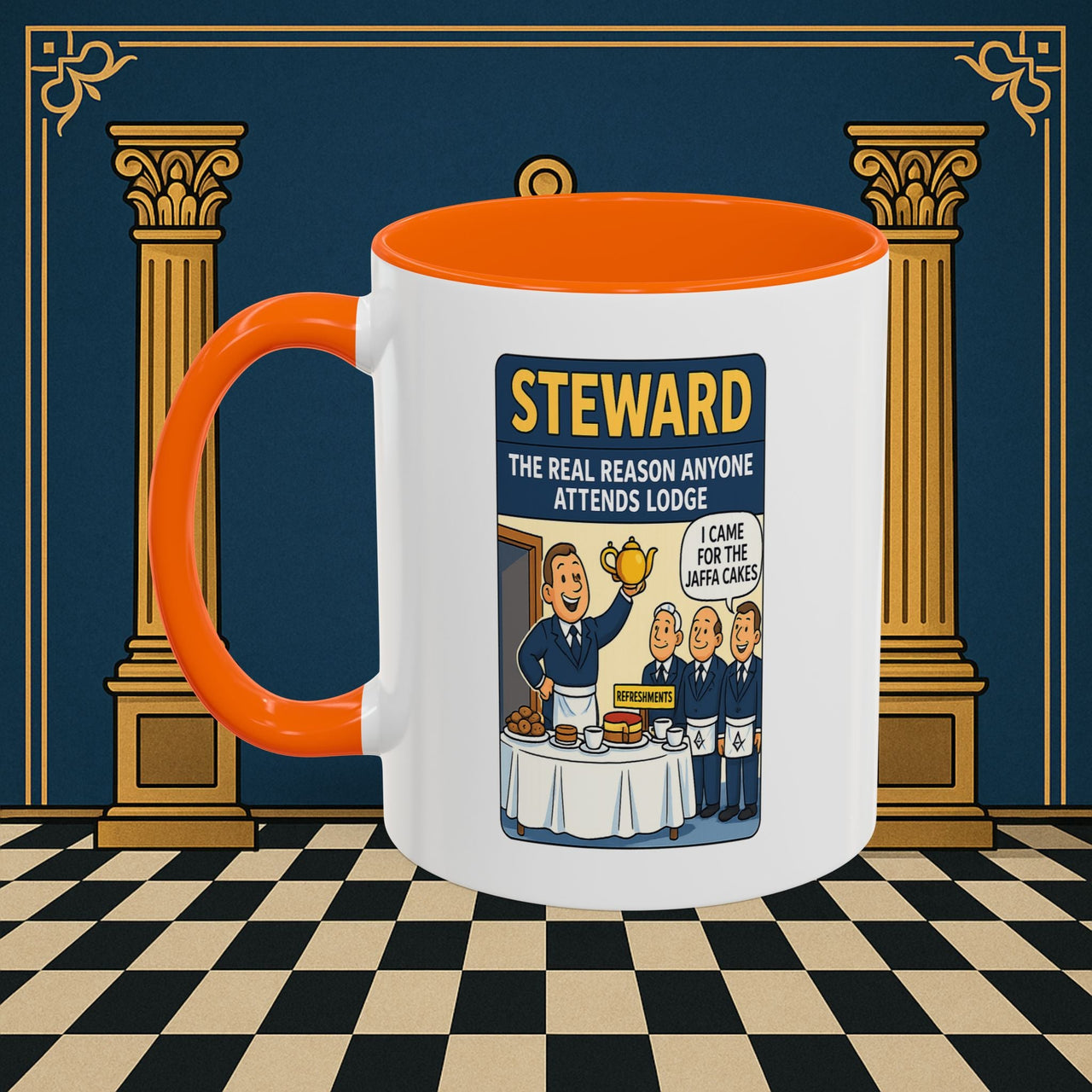 Masonic Mugs - Fraternal Feast - Steward Printify