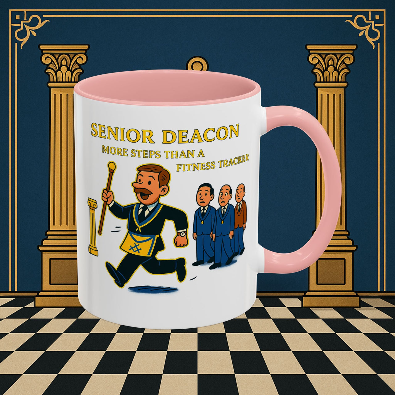 Masonic Mugs - Stepping Out - Senior Deacon Printify