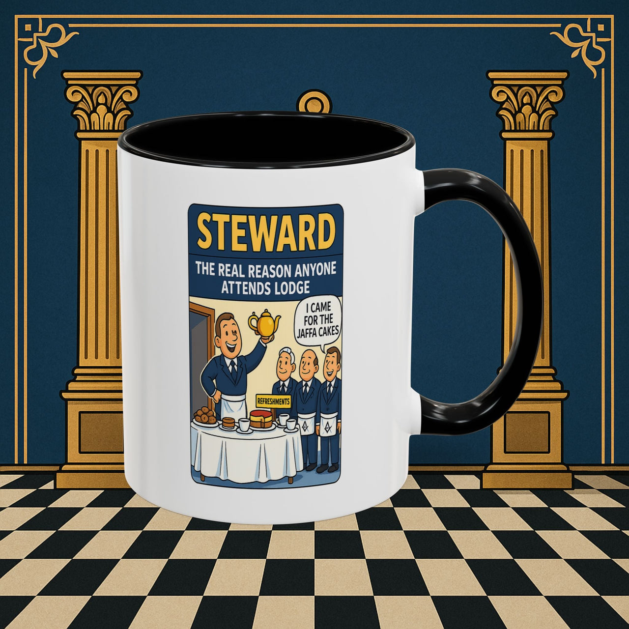 Masonic Mugs - Fraternal Feast - Steward Printify