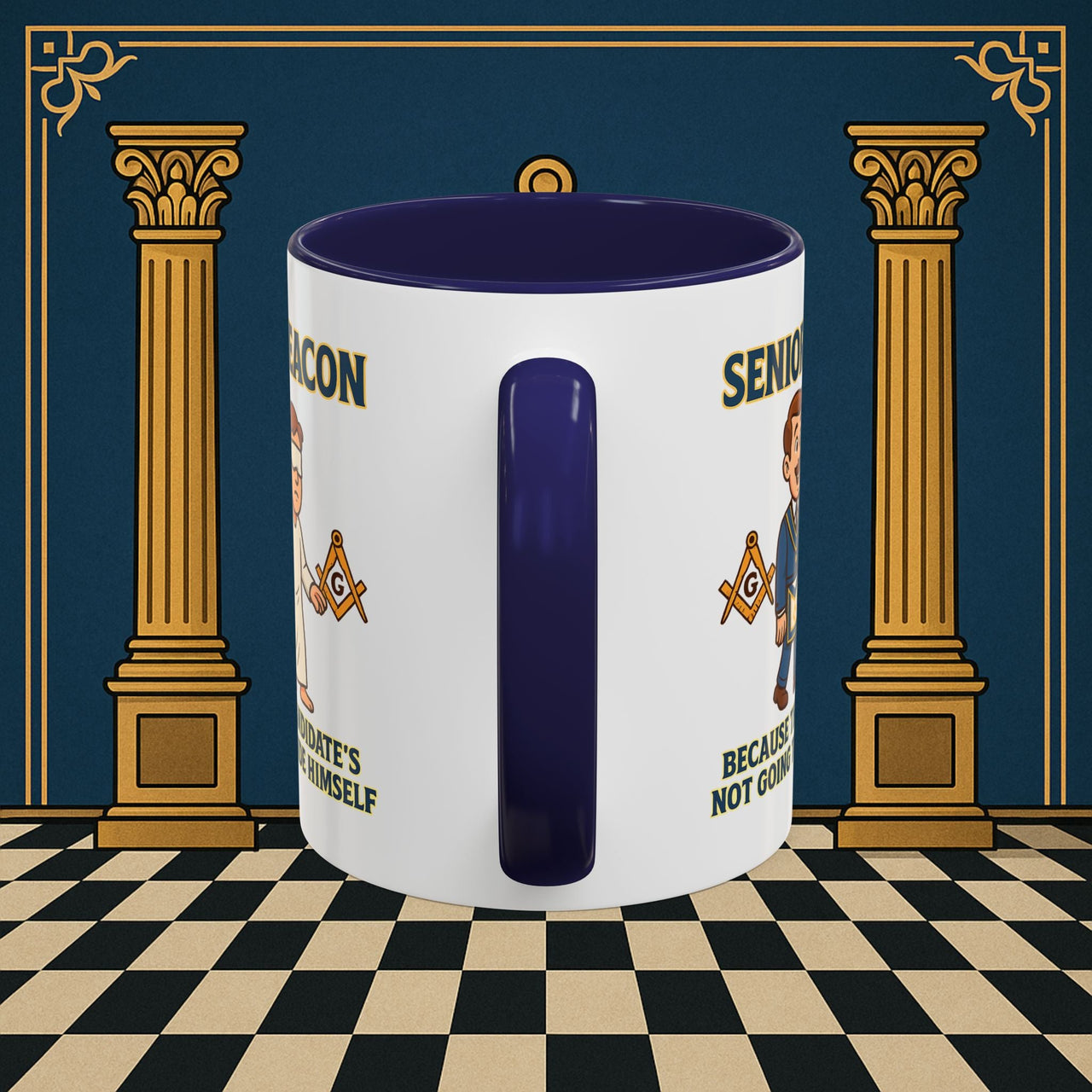 Masonic Mugs - Guiding Light - Senior Deacon Printify