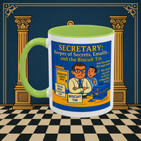Masonic Mugs - Bureaucratic Biscuit Bouncer - Secretary Printify