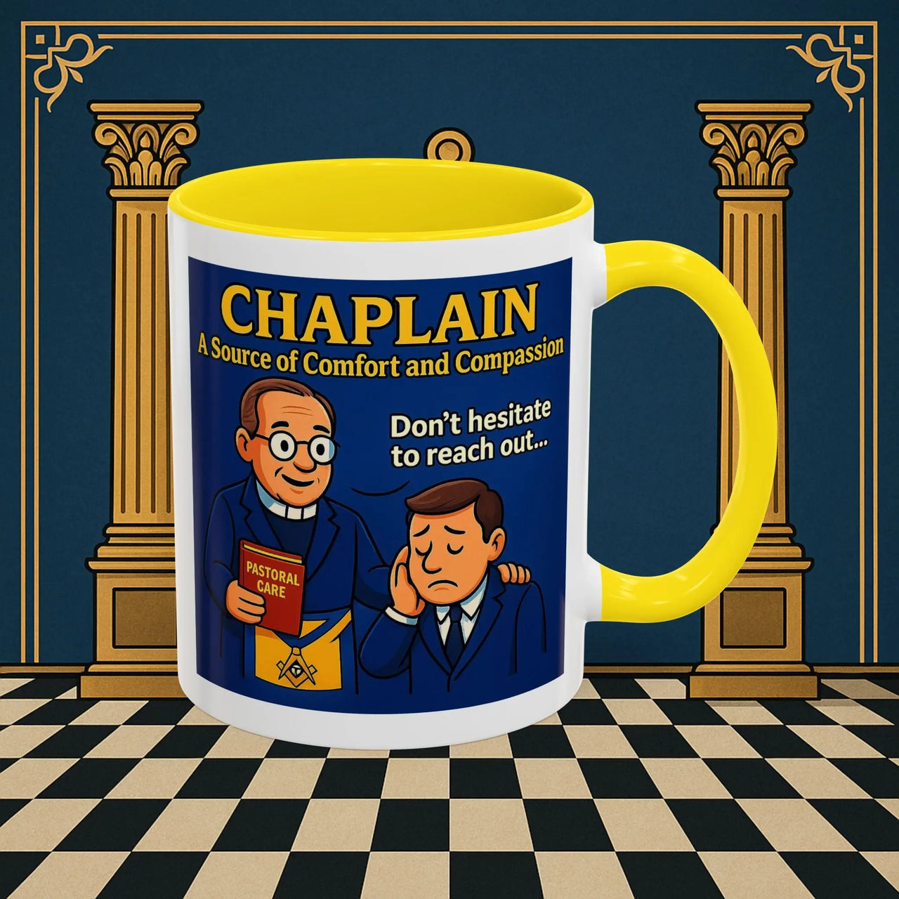 Masonic Mugs - Healing Hearts - Chaplain Printify