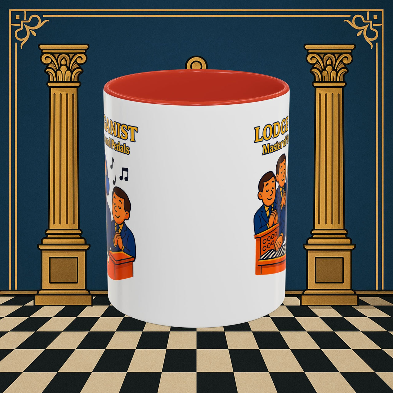 Masonic Mugs - Lodge Maestro - Organist Printify