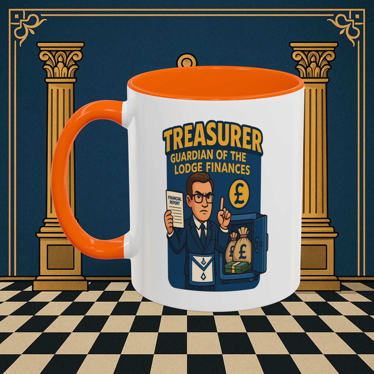 Masonic Mugs - Masonic Money Master - Treasurer Printify