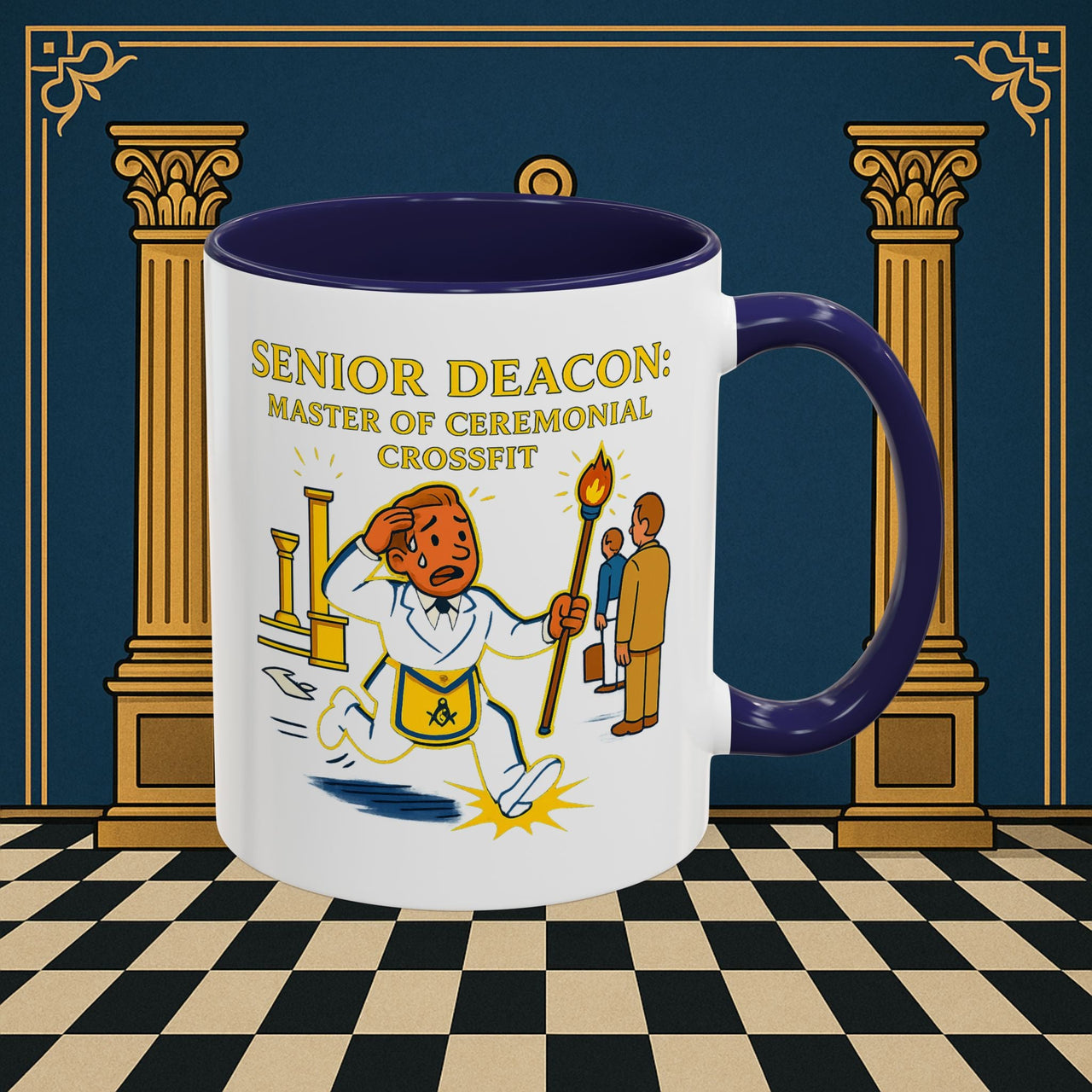 Masonic Mugs - Senior Deacon's CrossFit Challenge - Senior Deacon Printify