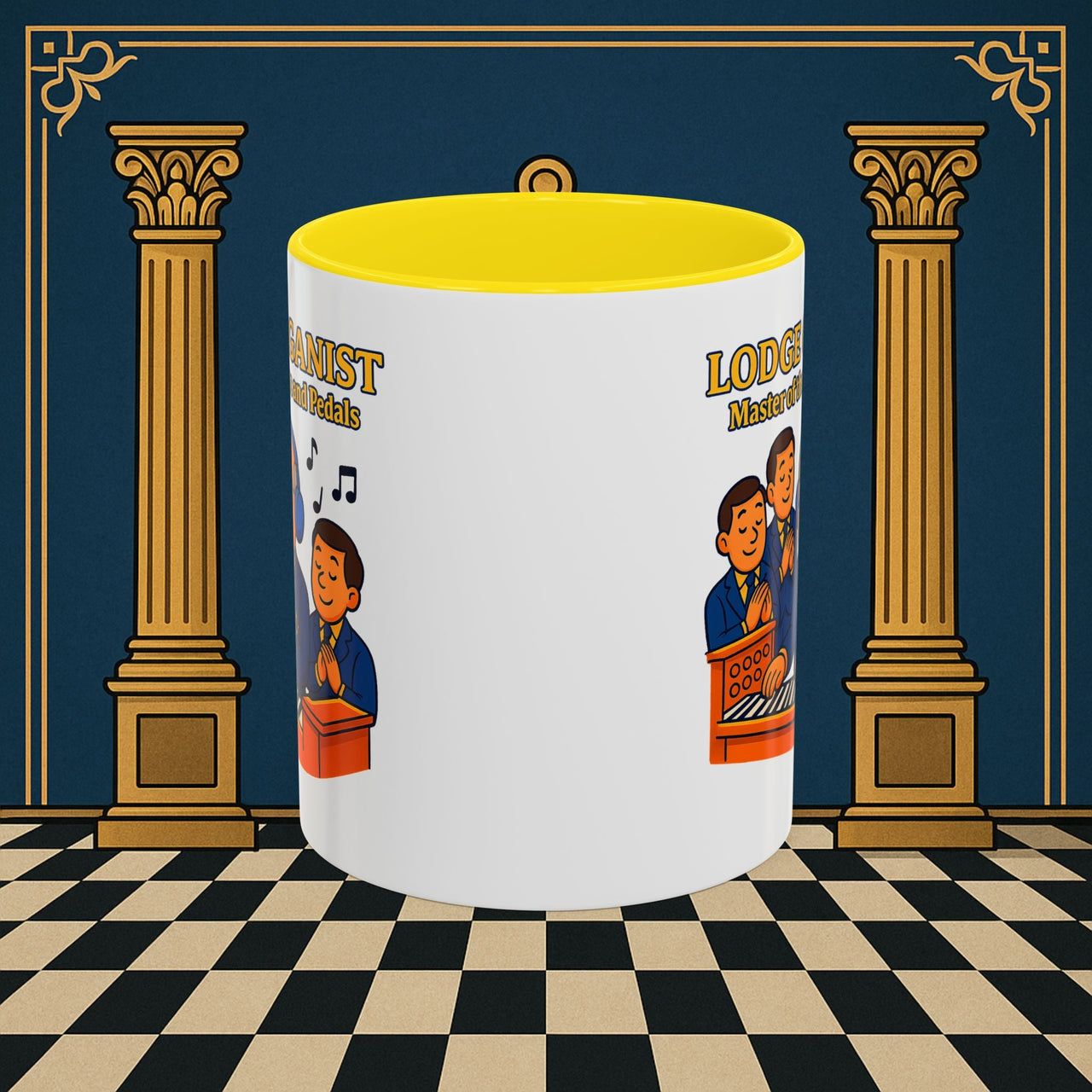 Masonic Mugs - Lodge Maestro - Organist Printify