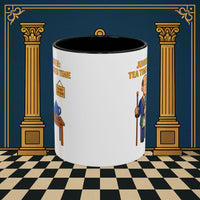 Masonic Mugs - Junior Warden: Tea Time is Sacred, Junior Warden Printify