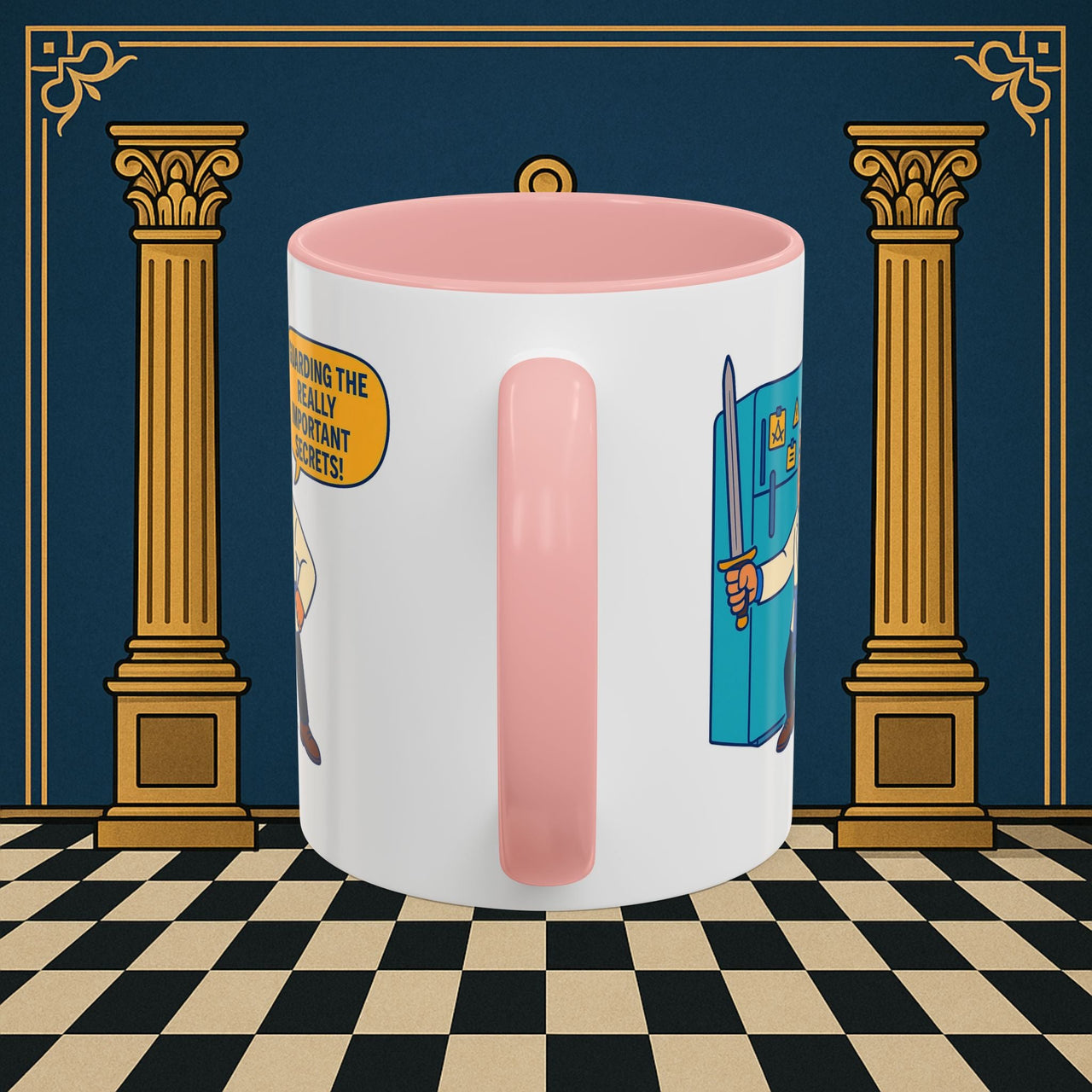 Masonic Mugs - Top Secret Fridge - Tyler Printify