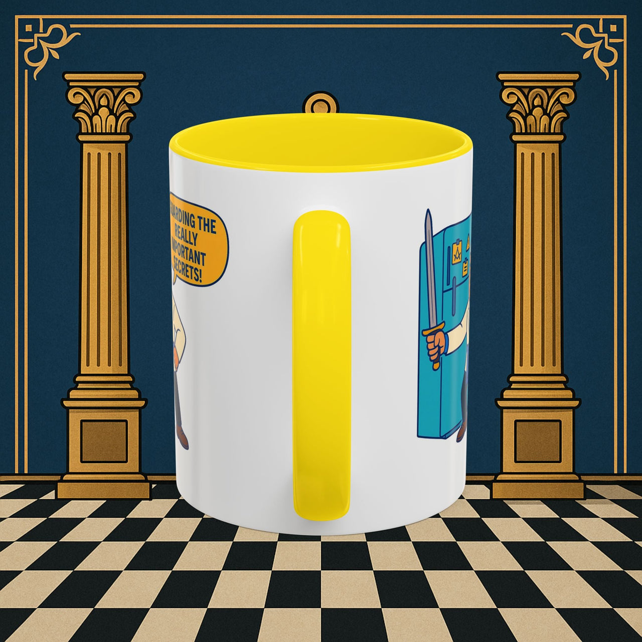Masonic Mugs - Top Secret Fridge - Tyler Printify
