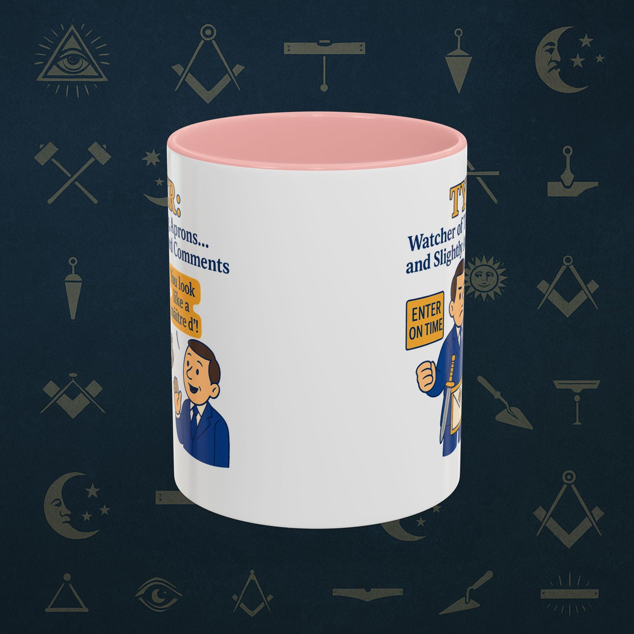 Masonic Mugs - Tyler's Awkward Moment - Tyler Printify