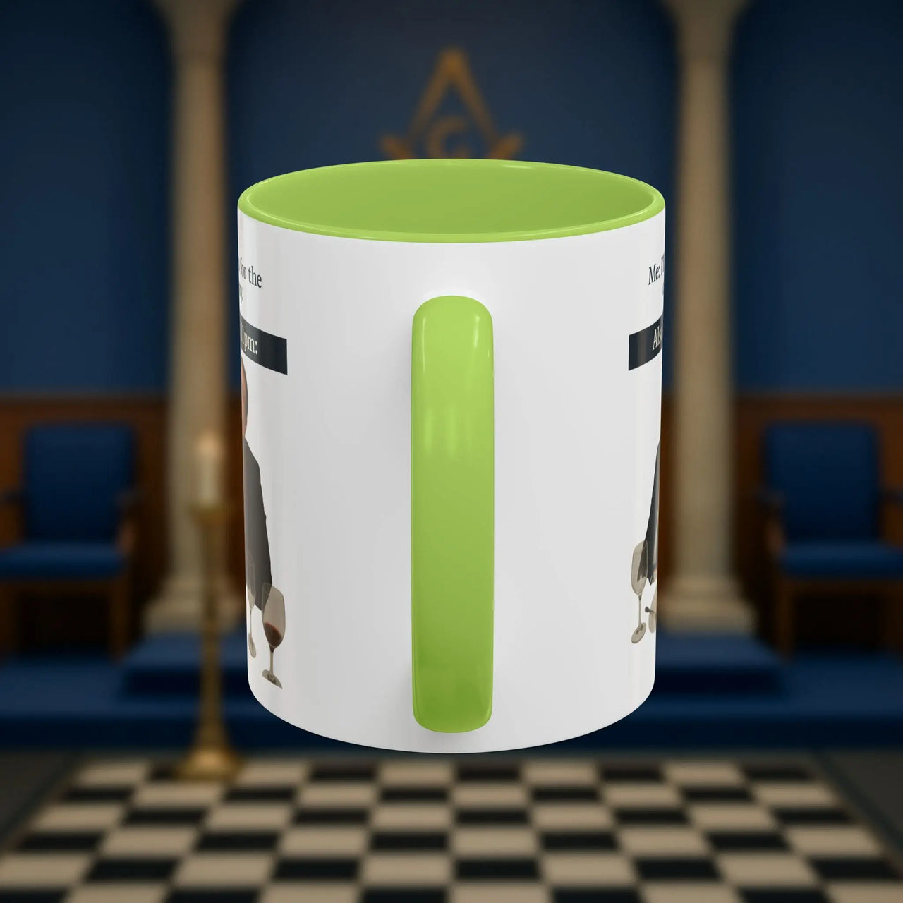 Masonic Mugs Ready to Go - I'll just go for the ceremony - 11oz Ceramic Mug Printify