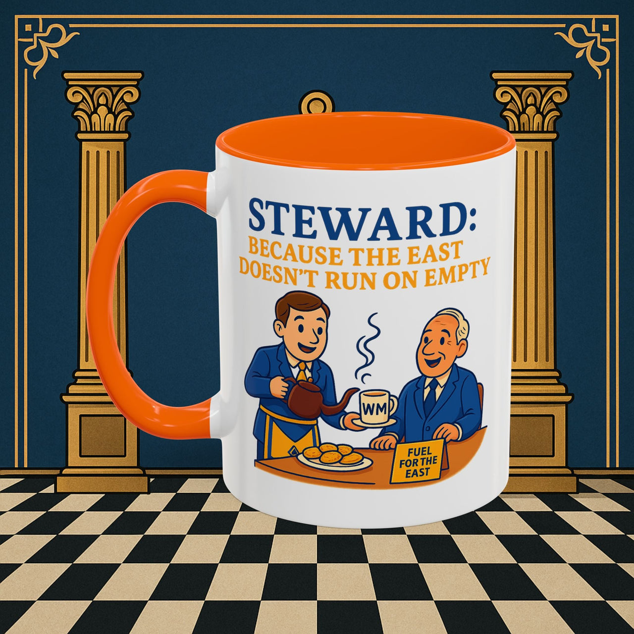 Masonic Mugs - Tea and Empires - Steward Printify