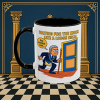 Masonic Mugs - Masonic Anticipation: Lodge Ninja in Waiting, Junior Deacon Printify