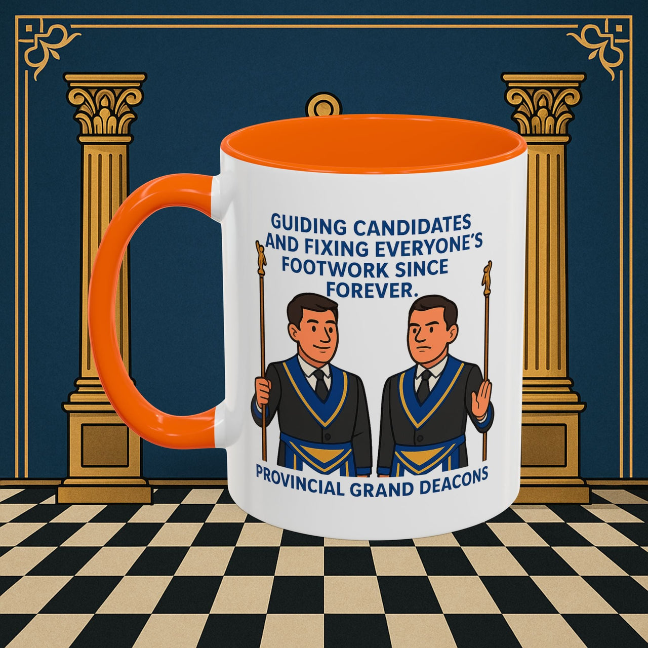 Masonic Mugs - Guiding Light of Masonic Tradition - Provincial Grand Deacons Printify