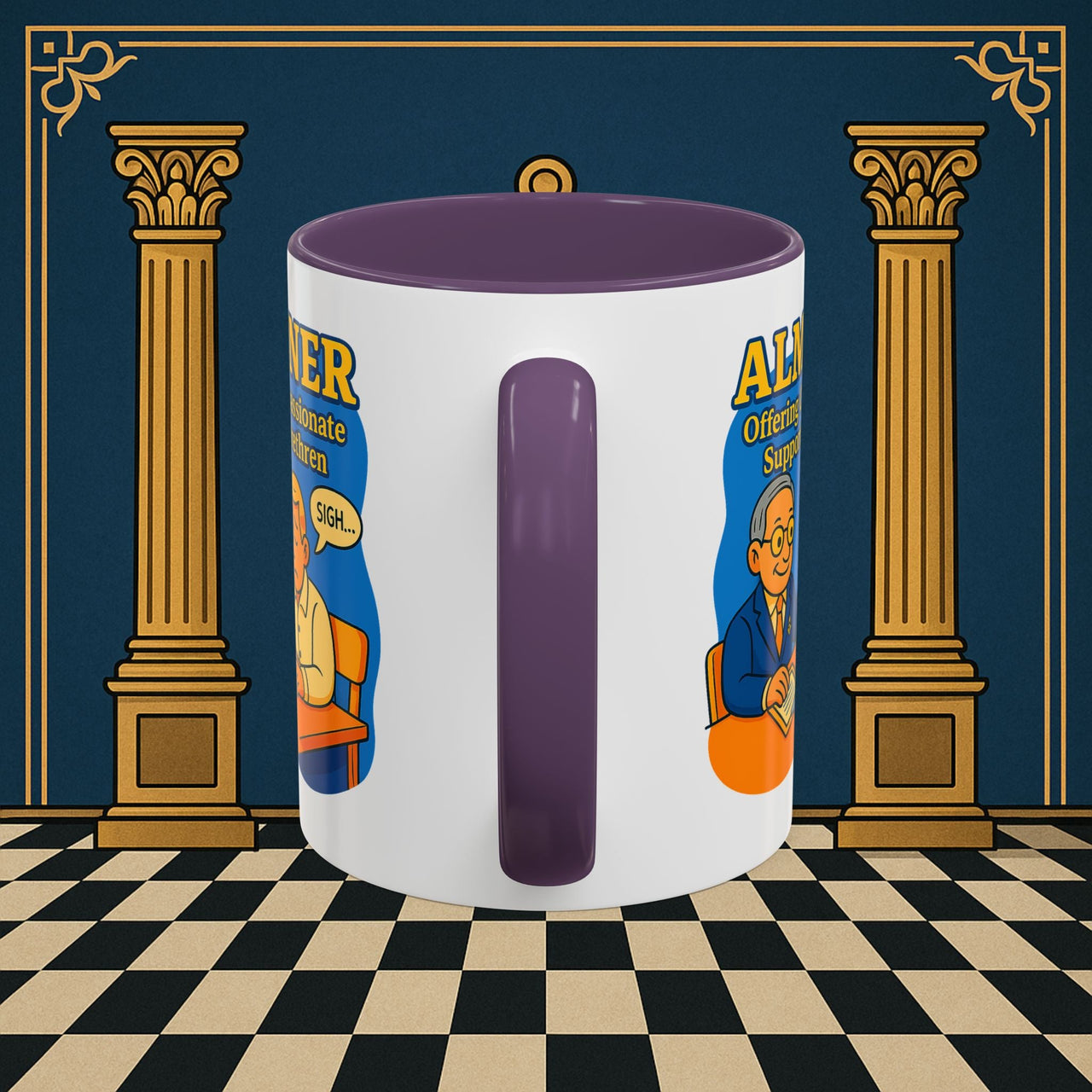 Masonic Mugs - Bureaucratic Empathy - Almoner Printify