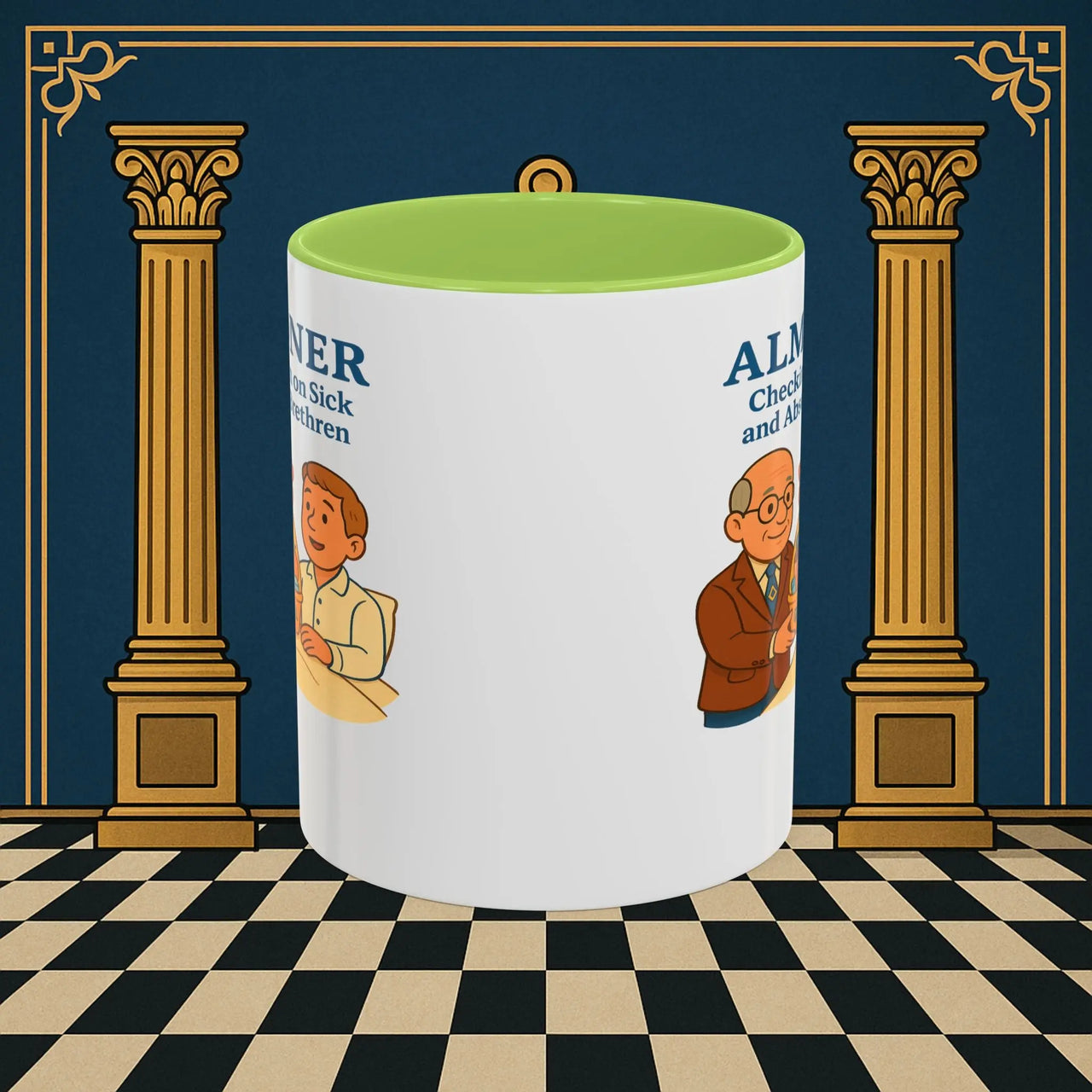 Masonic Mugs - Compassion Basket - Almoner Printify