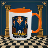 Masonic Mugs - Masonic Watchfulness - Senior Warden Printify
