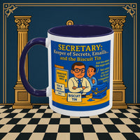 Masonic Mugs - Bureaucratic Biscuit Bouncer - Secretary Printify