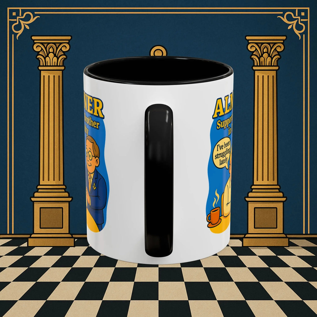 Masonic Mugs - Almoner's Assist - Almoner Printify