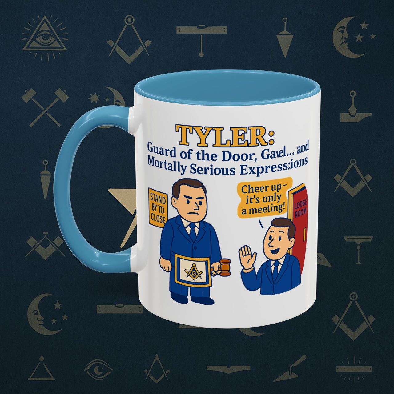 Masonic Mugs - Masonic Mysteries - Tyler Printify
