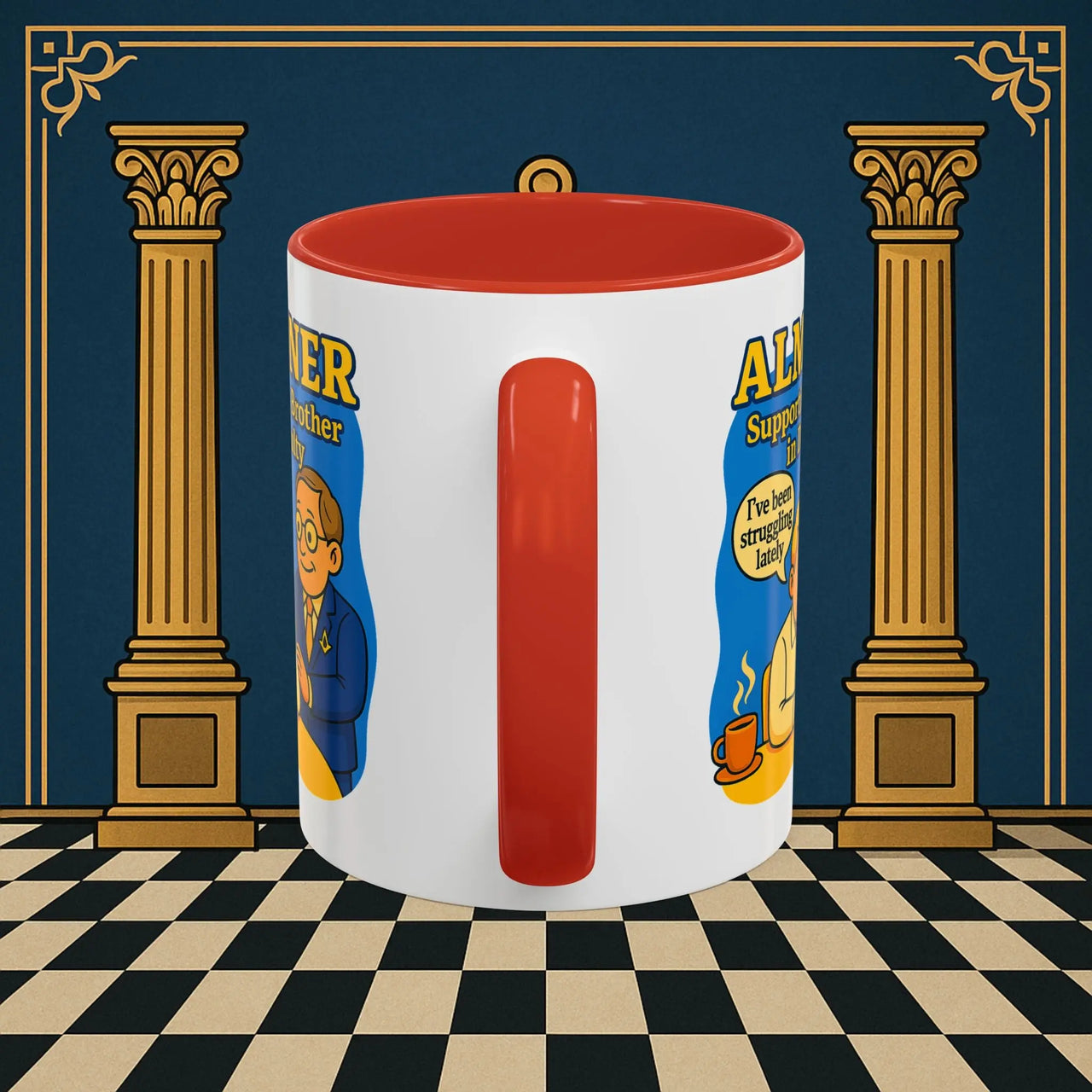 Masonic Mugs - Almoner's Assist - Almoner Printify