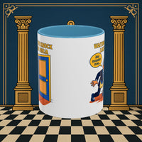 Masonic Mugs - Masonic Anticipation: Lodge Ninja in Waiting, Junior Deacon Printify