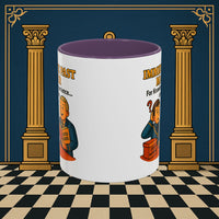 Masonic Mugs - Accent Coloured 11oz Mug - Wisdom Transfer Printify