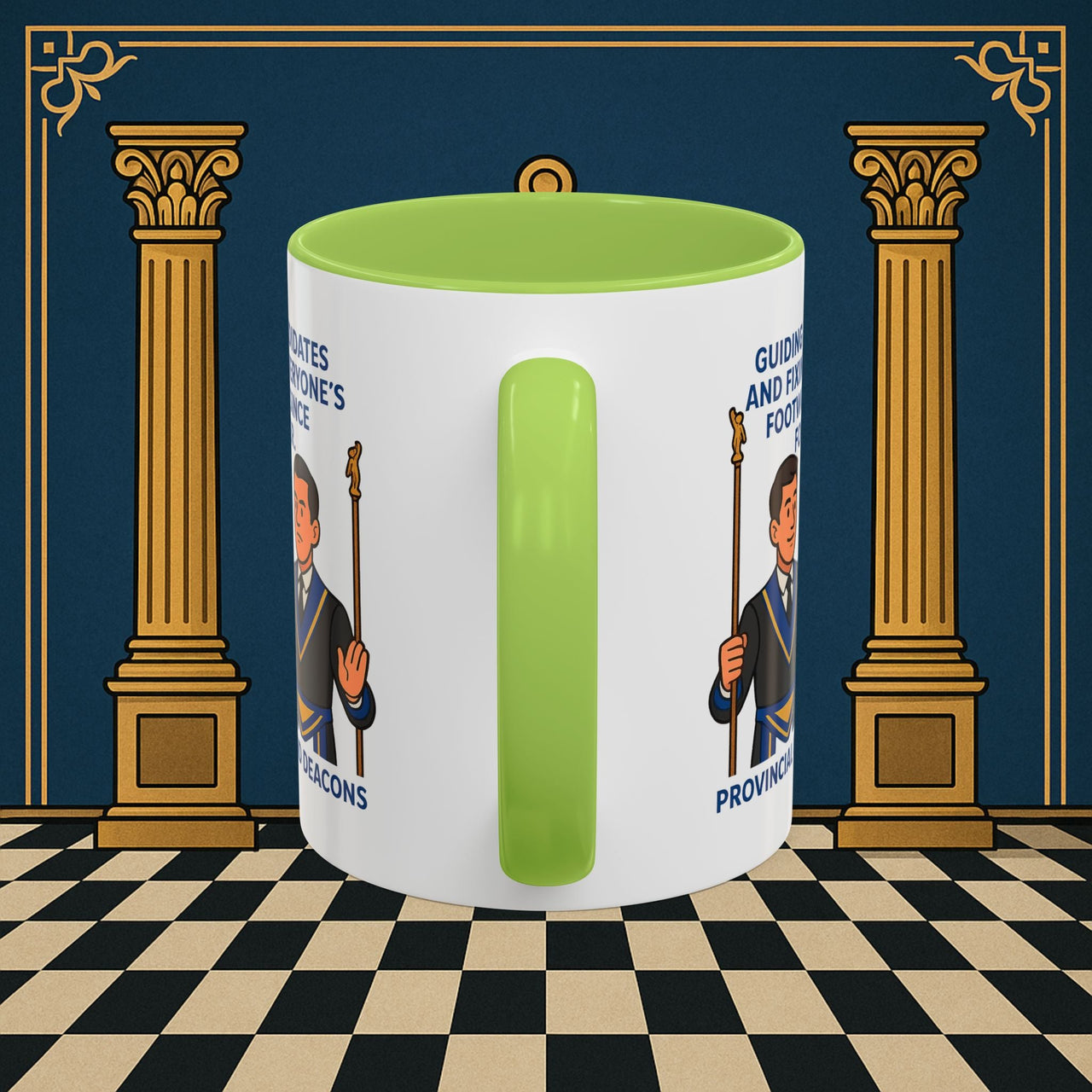 Masonic Mugs - Guiding Light of Masonic Tradition - Provincial Grand Deacons Printify