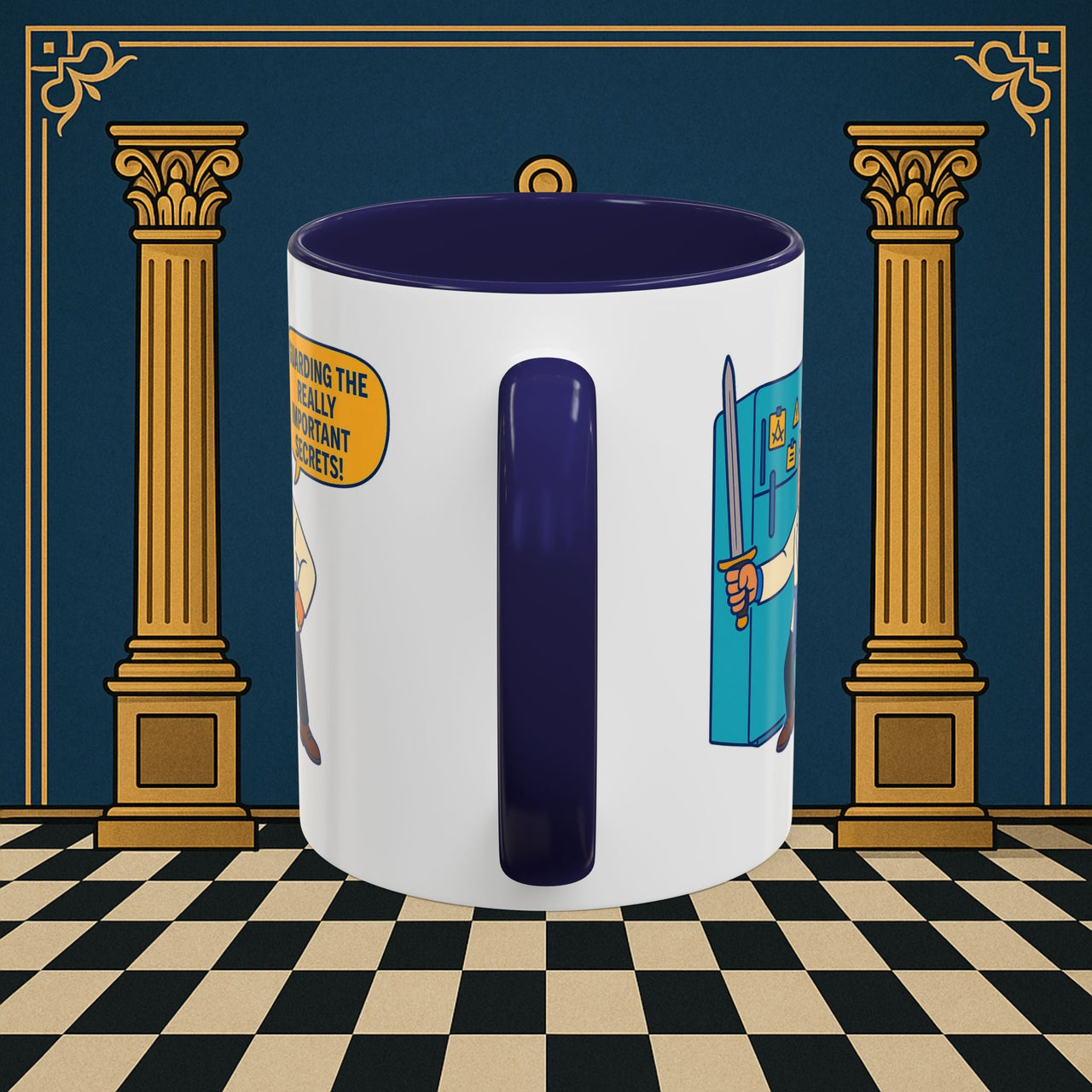 Masonic Mugs - Top Secret Fridge - Tyler Printify