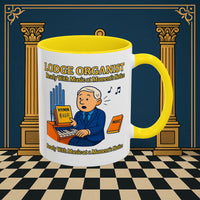Masonic Mugs - Lodge Organist at the Ready - Organist Printify