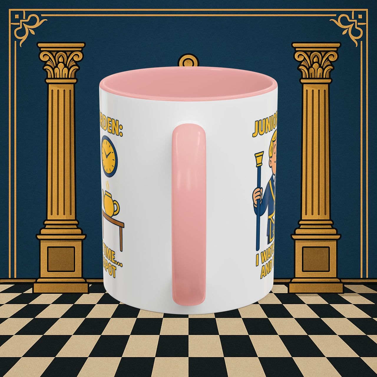 Masonic Mugs - Masonic Moments: Lodge Officer's Tea Time, Junior Warden Printify
