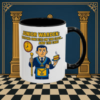 Masonic Mugs - Masonic Vigilance: Junior Warden's Timekeeping Duty,  Junior Warden Printify