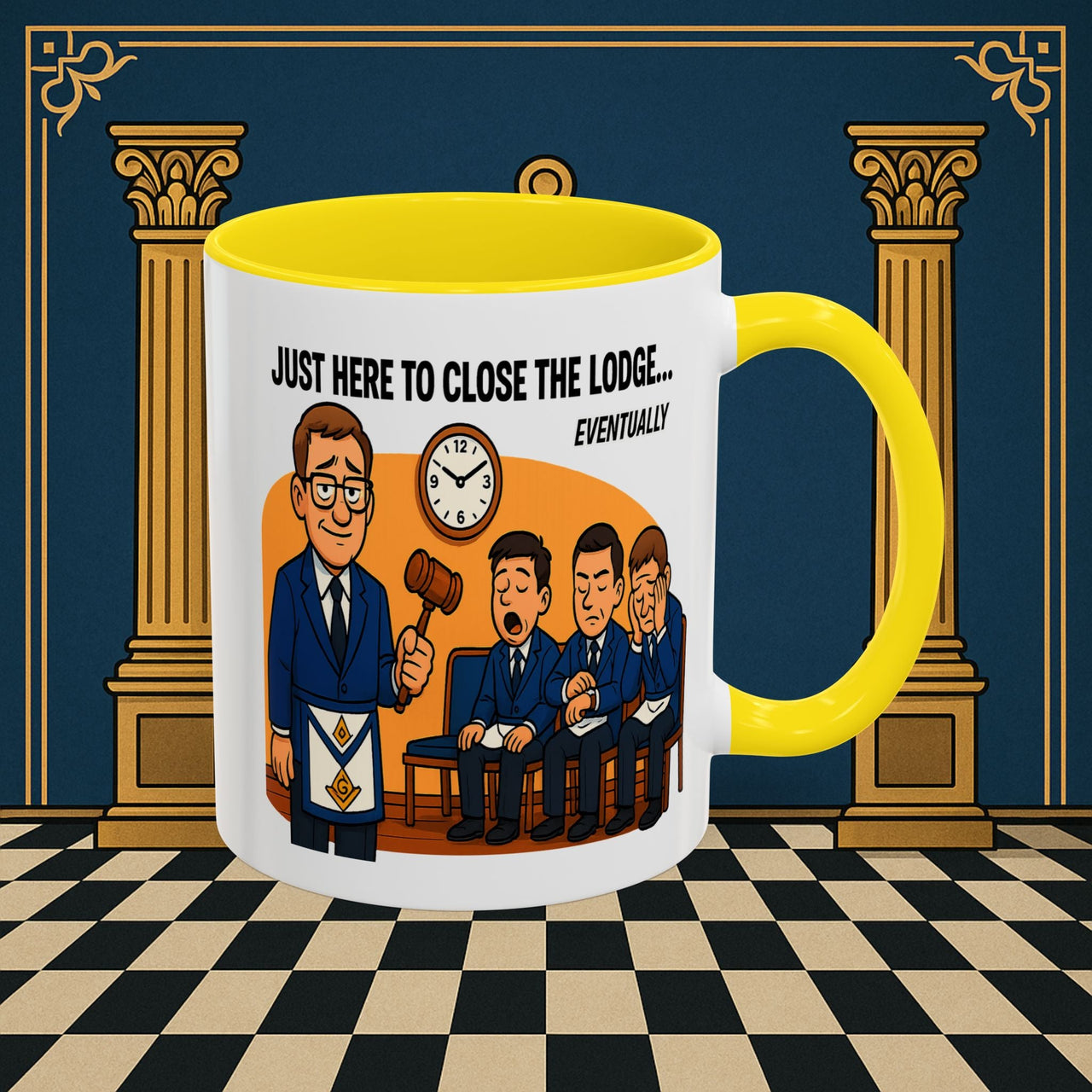 Masonic Mugs - Lodge of Endless Deliberation - Senior Warden Printify