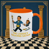 Masonic Mugs - The Lodge's Walking Satnav - Senior Deacon Printify