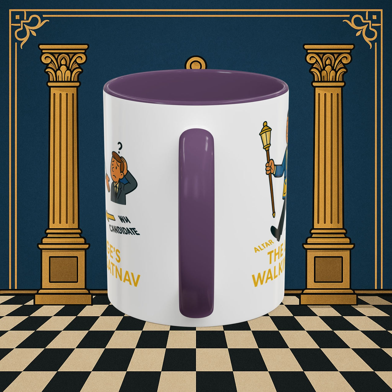 Masonic Mugs - The Lodge's Walking Satnav - Senior Deacon Printify