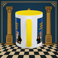 Masonic Mugs Ready to Go – Happy to Meet Again (Accent Coloured 11oz Mug) Printify