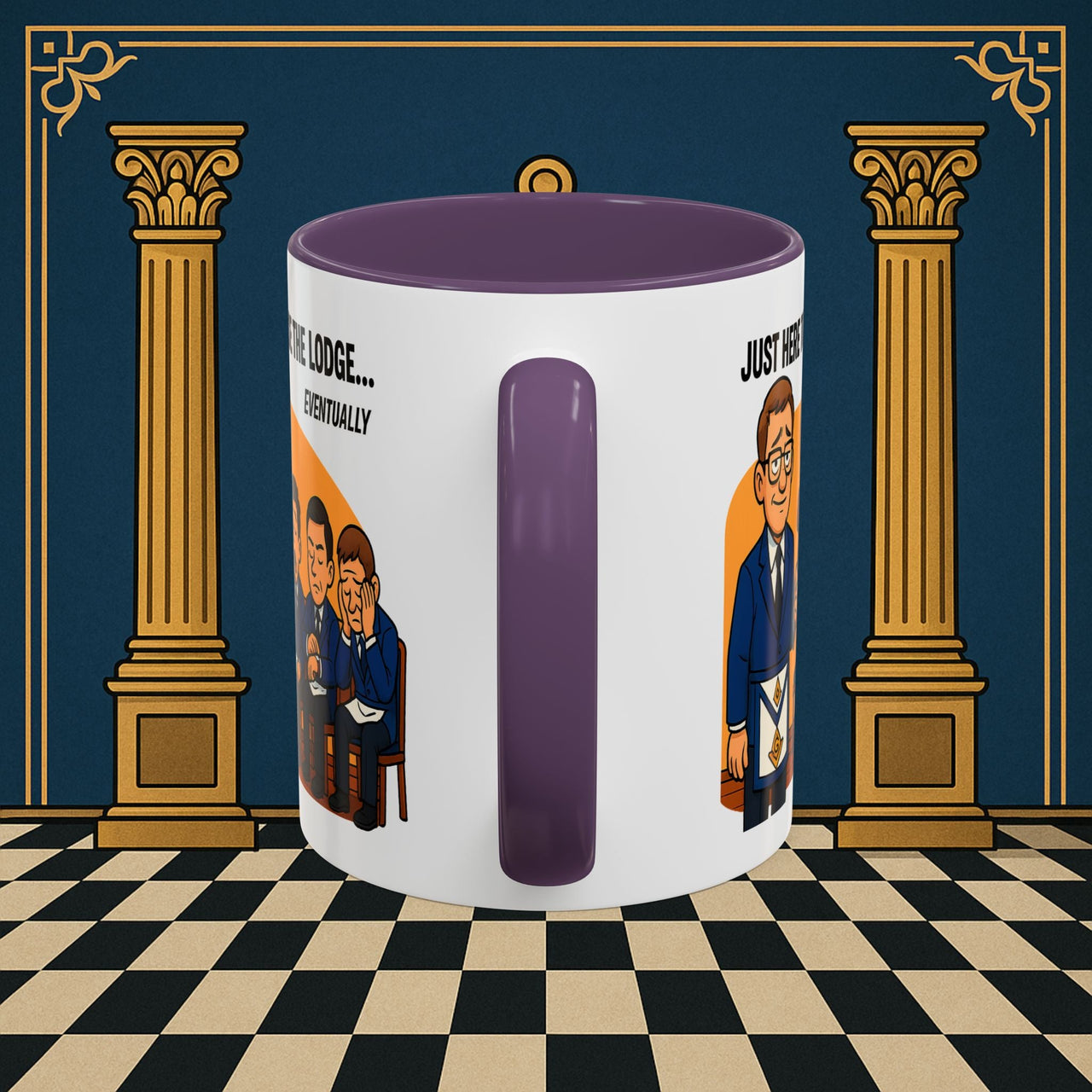 Masonic Mugs - Lodge of Endless Deliberation - Senior Warden Printify