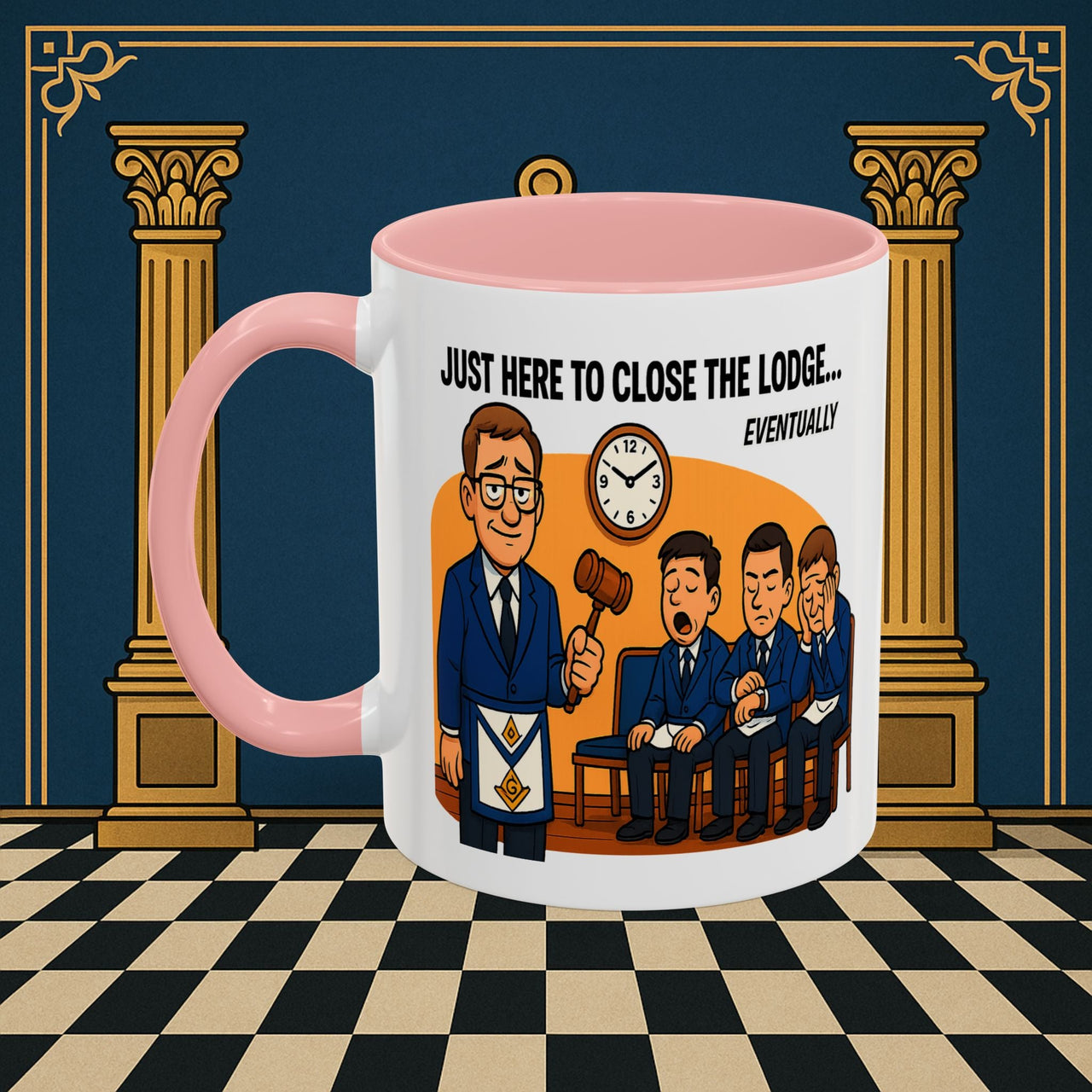 Masonic Mugs - Lodge of Endless Deliberation - Senior Warden Printify