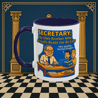 Masonic Mugs - Bureaucratic Bliss - Secretary Printify