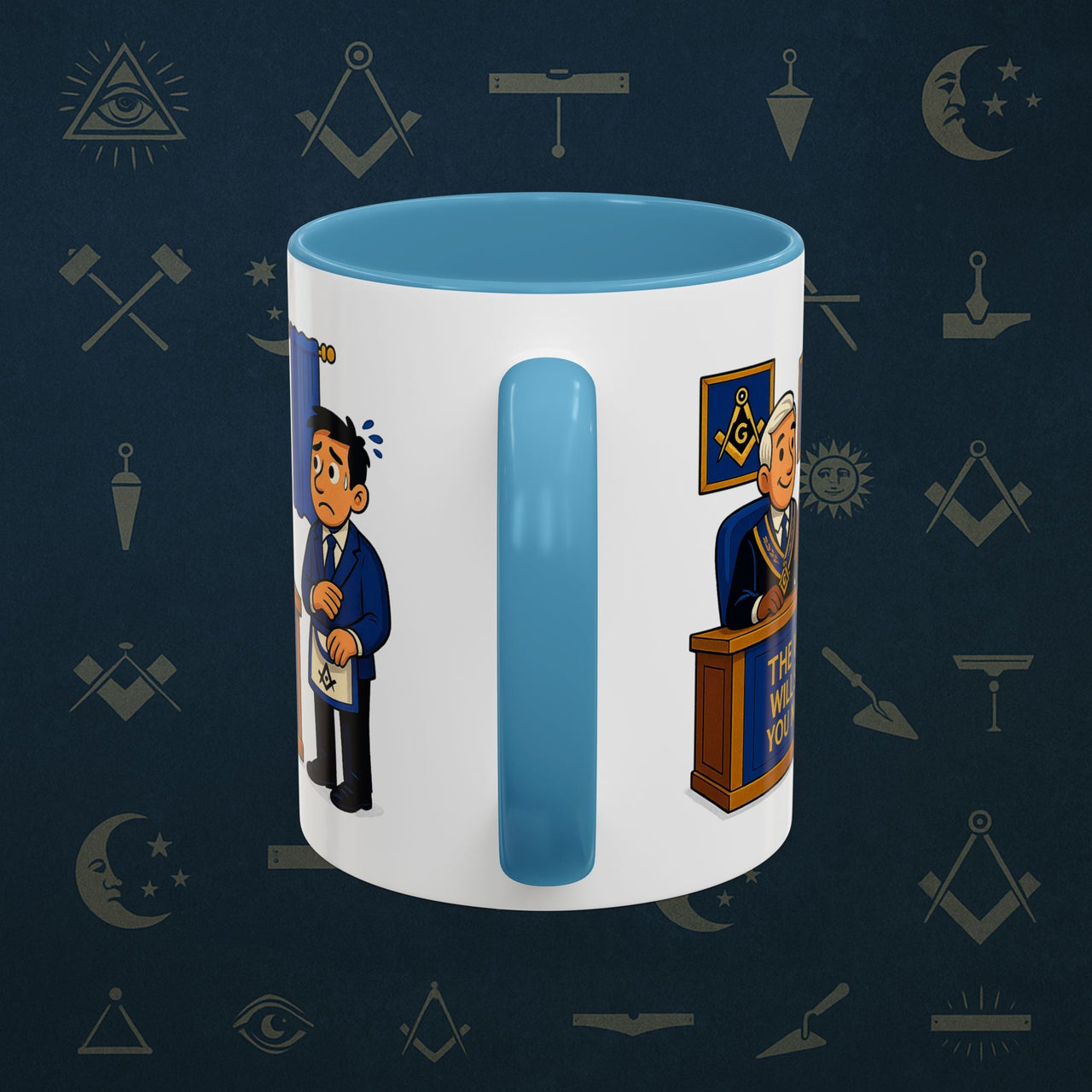 Masonic Mugs - The Masonic Moment - Worshipful Master Printify